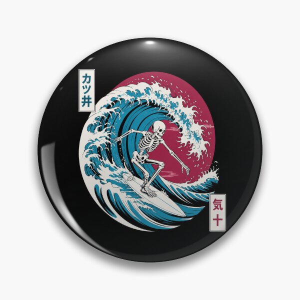Item preview, Skeleton Surfer Wave designed and sold by CheyanneBlake.