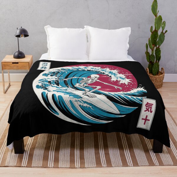 Item preview, Skeleton Surfer Wave designed and sold by CheyanneBlake.