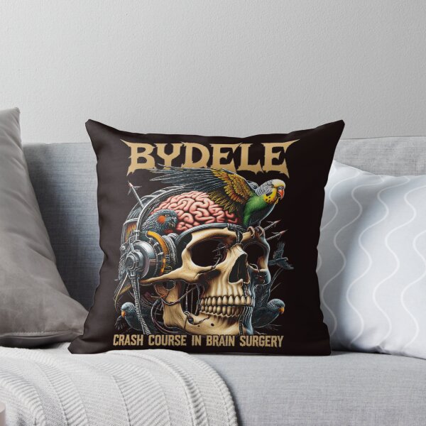Item preview, BUDGIE Crash Course Brain Surgery Skull Bird Art designed and sold by findOutDraw.