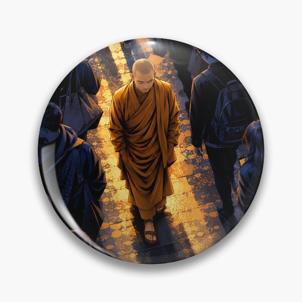 Item preview, The Quiet Way – Spiritual Monk Art designed and sold by SacredLensV.