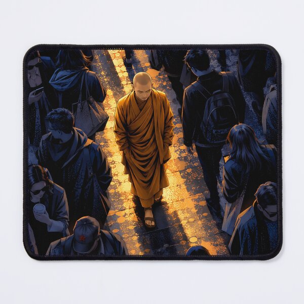 Item preview, The Quiet Way – Spiritual Monk Art designed and sold by SacredLensV.