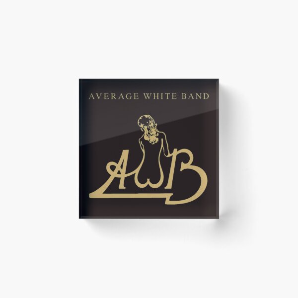 Aperçu de l'œuvre Bague blanche moyenne AWB Retro Gold créée et vendue par findOutDraw.