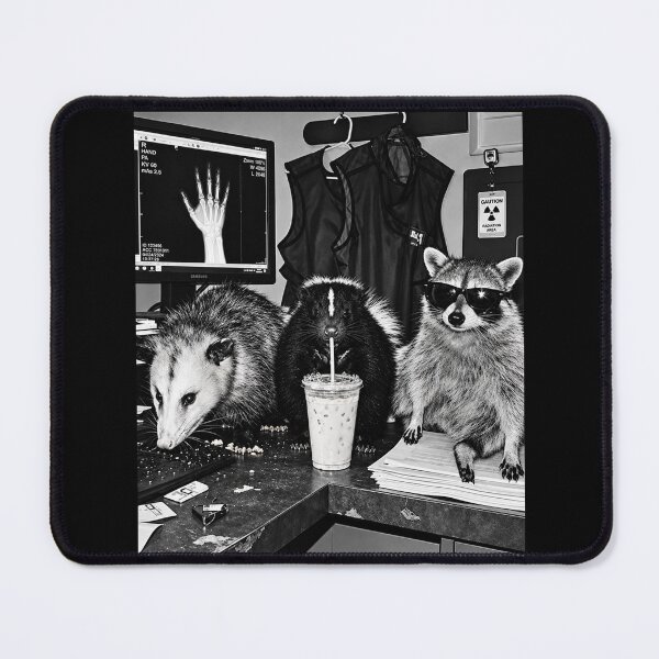 Item preview, Support Your Local X-Ray Techs Raccoon designed and sold by SamWoodrt.