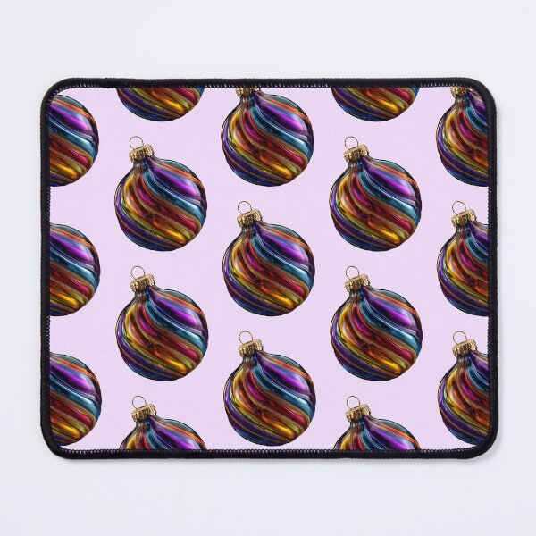Item preview, Vibrant Colorful Swirl Glass Christmas Ornament designed and sold by colorful-white.