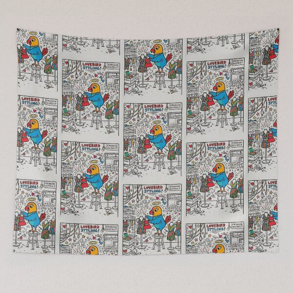 Item preview, Lovebird Backstage Stylist designed and sold by PictoVibe.