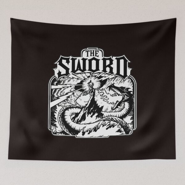 Item preview, The Sword Dragon Fire Epic Fantasy Art designed and sold by findOutDraw.
