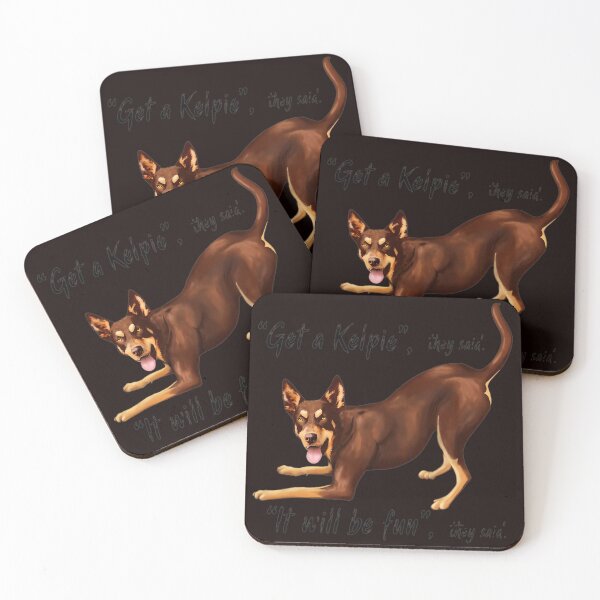 Item preview, Get a Kelpie It Will Be Fun Dog Play Bow designed and sold by findOutDraw.