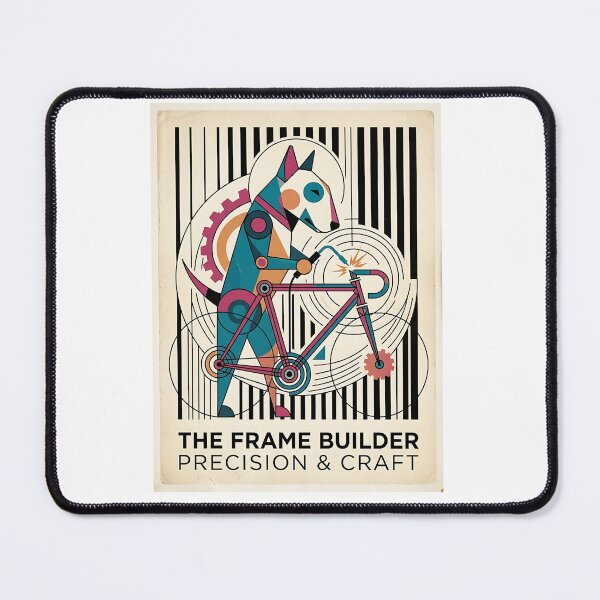 Item preview, Bull Terrier Bicycle Builder designed and sold by PictoVibe.