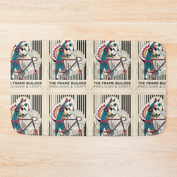Item preview, Bull Terrier Bicycle Builder designed and sold by PictoVibe.