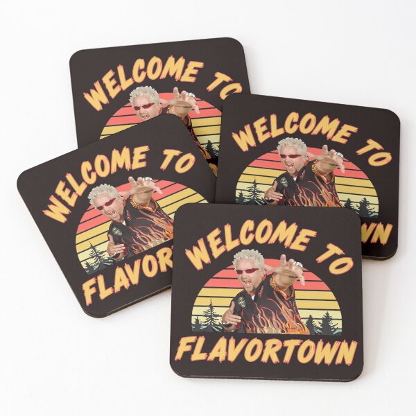 Item preview, Welcome to Flavortown Retro Sunset  designed and sold by findOutDraw.