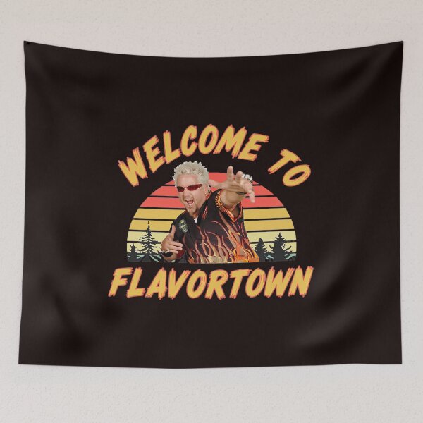 Item preview, Welcome to Flavortown Retro Sunset  designed and sold by findOutDraw.