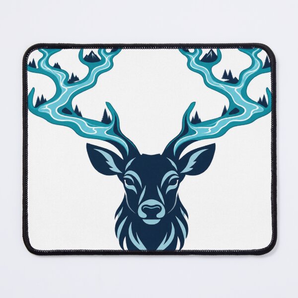Item preview, Original Stag And River Antler Emblem designed and sold by S06PMarketing.