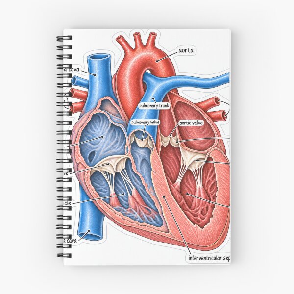 Item preview, Anatomy Heart Chambers Physical Therapy Sticker designed and sold by isokinetic.