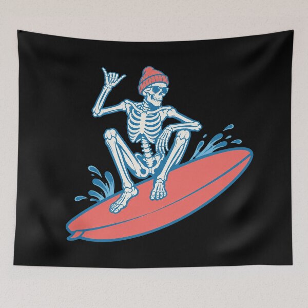 Item preview, Skeleton Surfer Retro designed and sold by CheyanneBlake.