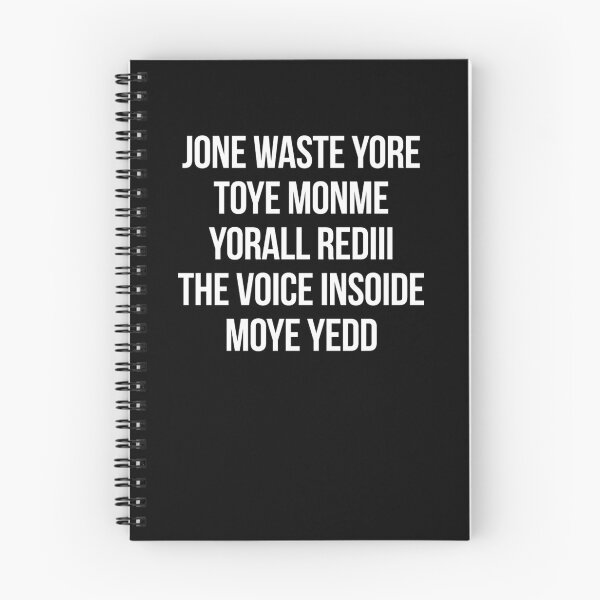 Item preview, Jone Waste Yore Toye Monme Yorall Rediii The Voice Insoide Moye Yedd  designed and sold by angeladanbu.