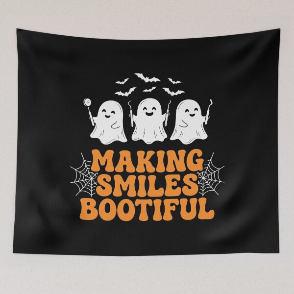 Item preview, Making Smiles Bootiful Three Ghosts Dentist designed and sold by MizoX7.