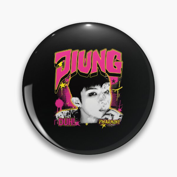 Item preview, JIUNG P1HARMONY Retro K-Pop Fan Tee designed and sold by Claudia5010088.