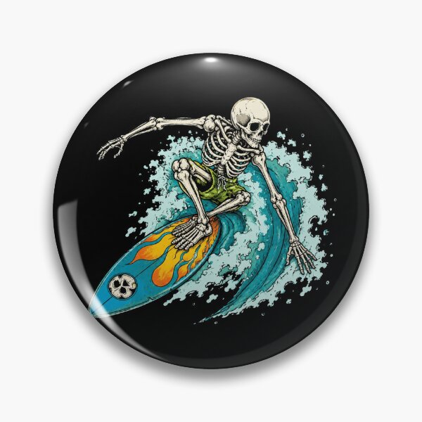 Item preview, Skeleton Surfer Retro designed and sold by CheyanneBlake.