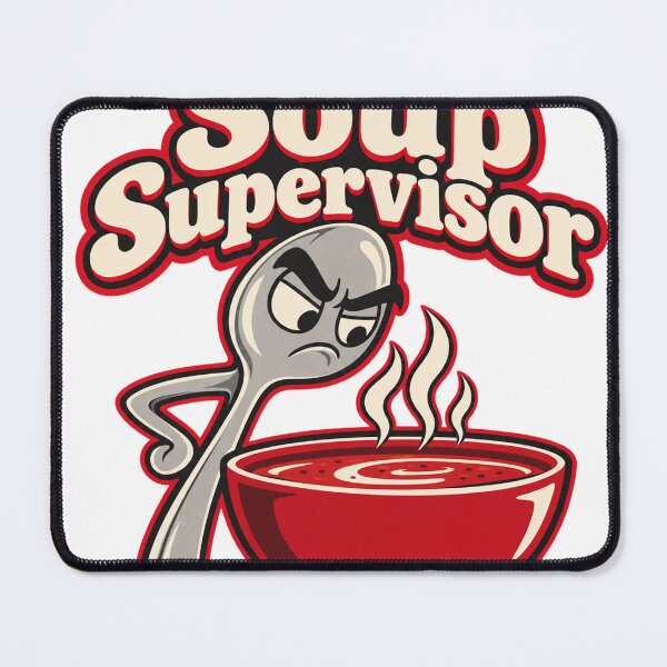 Item preview, Soup Supervisor Funny Spoon Slogan designed and sold by S06PMarketing.