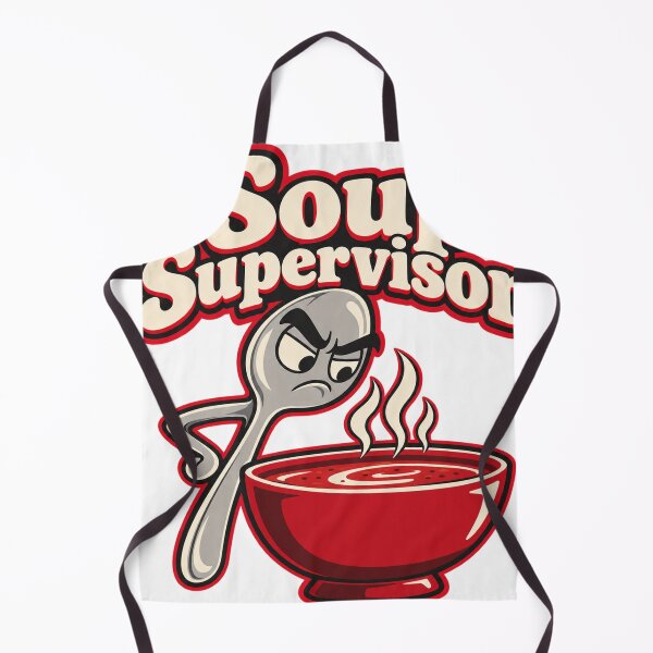 Item preview, Soup Supervisor Funny Spoon Slogan designed and sold by S06PMarketing.