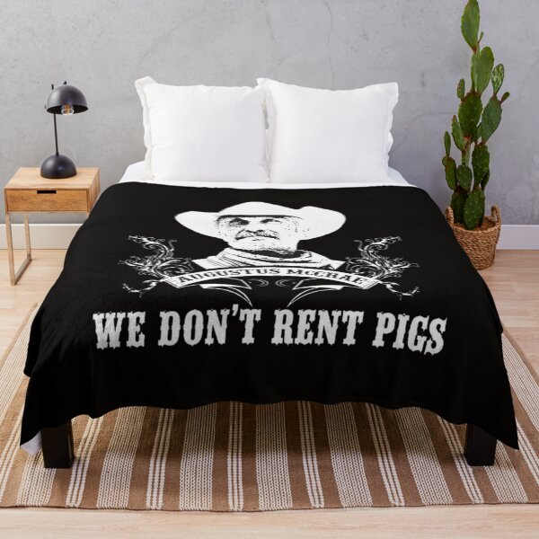 Item preview, Augustus McCrae We Don't Rent Pigs Western Art designed and sold by CoconutBoys.