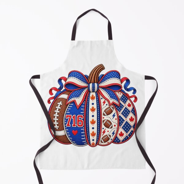 Item preview, Buffalo 716 Football Coquette Pumpkin Red White Blue Fall designed and sold by YAWO-PAE.