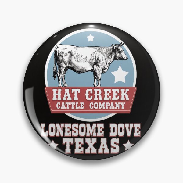 Item preview, Hat Creek Cattle Co Lonesome Dove Texas Retro Emblem designed and sold by CoconutBoys.