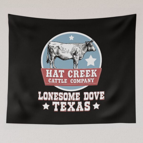 Item preview, Hat Creek Cattle Co Lonesome Dove Texas Retro Emblem designed and sold by CoconutBoys.