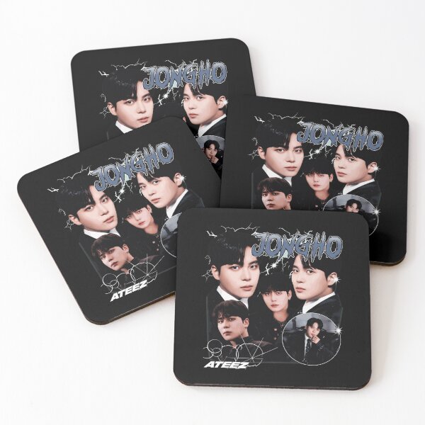 Item preview, JONGHO ATEEZ Vintage K-Pop Idol Retro  designed and sold by RyanDod9786210.
