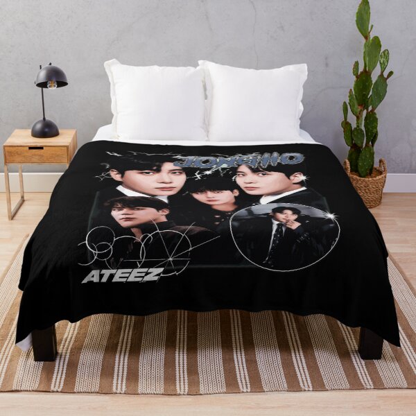 Item preview, JONGHO ATEEZ Vintage K-Pop Idol Retro  designed and sold by RyanDod9786210.