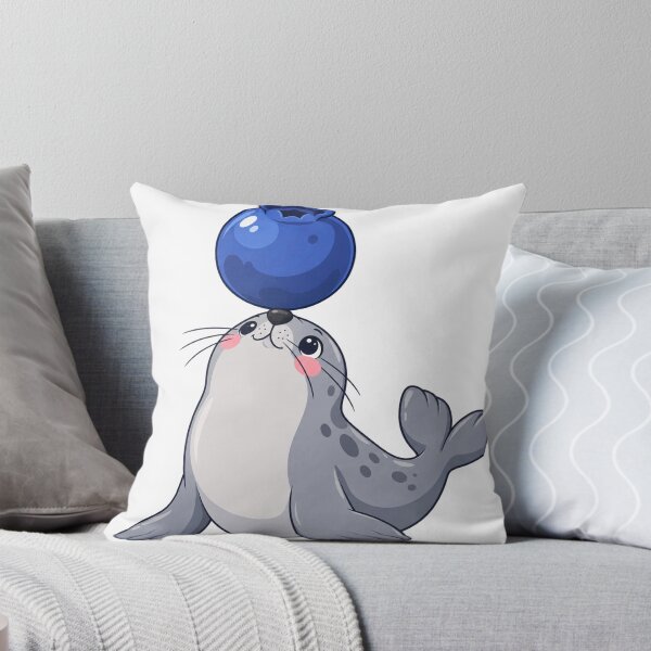 Item preview, Cute Seal Balancing A Blueberry designed and sold by S06PMarketing.