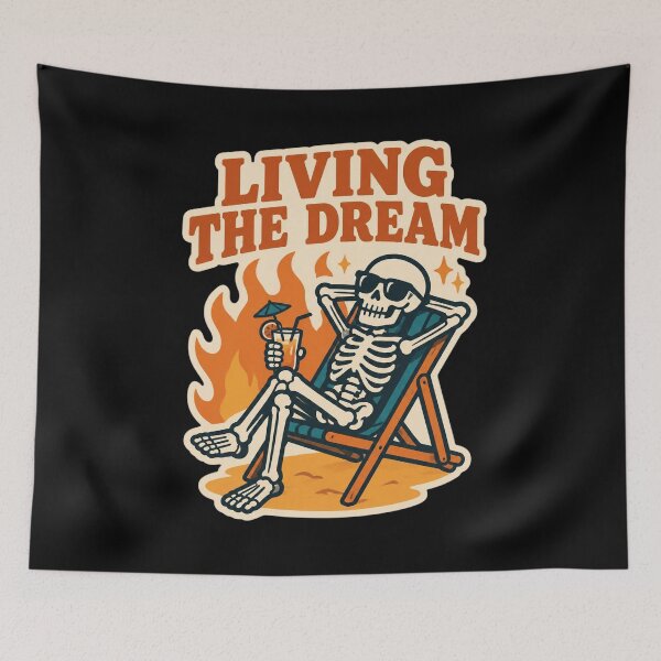 Item preview, Living the Dream Skeleton designed and sold by CheyanneBlake.