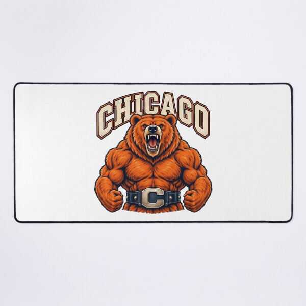 Item preview, Chicago Muscular Bear Roaring Monster Of The Midway Graphic designed and sold by YAWO-PAE.