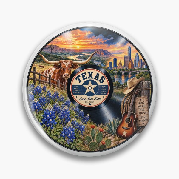 Item preview, Texas Vinyl Record designed and sold by Whimspired By Paxx.