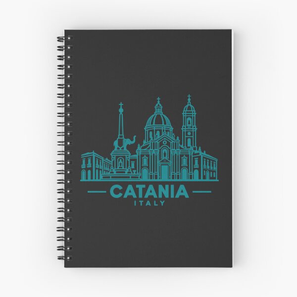 Item preview, Catania Sicily Italy Line Art Skyline Poster designed and sold by CMYKStudio.