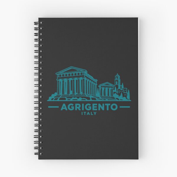 Item preview, Agrigento Sicily Italy Line Art Landmark Poster designed and sold by CMYKStudio.