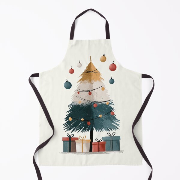 Item preview, Cozy Rustic Christmas Tree and Presents Illustration designed and sold by colorful-white.