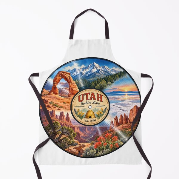 Item preview, Utah Vinyl Record designed and sold by Whimspired By Paxx.