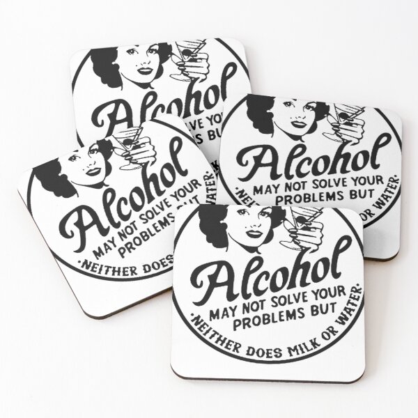 Item preview, Alcohol may not solve your problems  designed and sold by Spiralinmeteor.