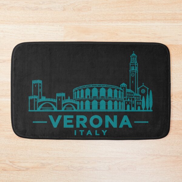 Item preview, Verona Italy Line Art Skyline Poster designed and sold by CMYKStudio.