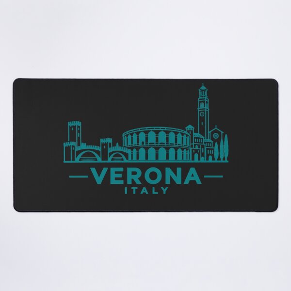 Item preview, Verona Italy Line Art Skyline Poster designed and sold by CMYKStudio.