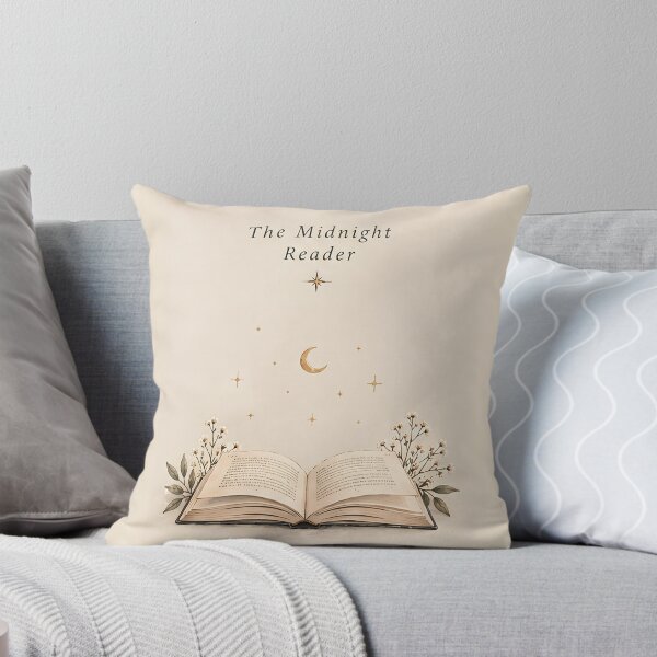 Item preview, The Midnight Reader – Minimalist Book & Moon Design designed and sold by KWW SHOP.
