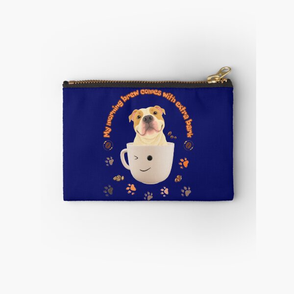 Item preview, My Morning Brew Comes With Extra Bark – Cute Coffee and Dog Lover Art designed and sold by Evelashop.