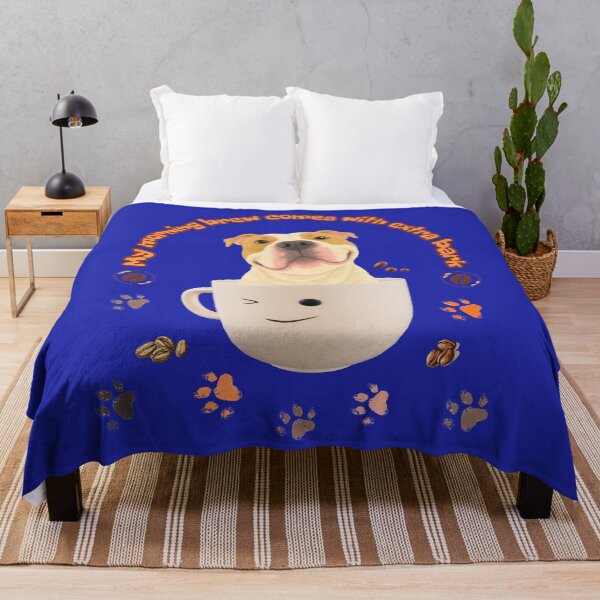 Item preview, My Morning Brew Comes With Extra Bark – Cute Coffee and Dog Lover Art designed and sold by Evelashop.