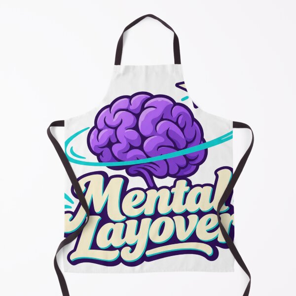 Item preview, Brain On Layover Funny Paper Plane designed and sold by S06PMarketing.