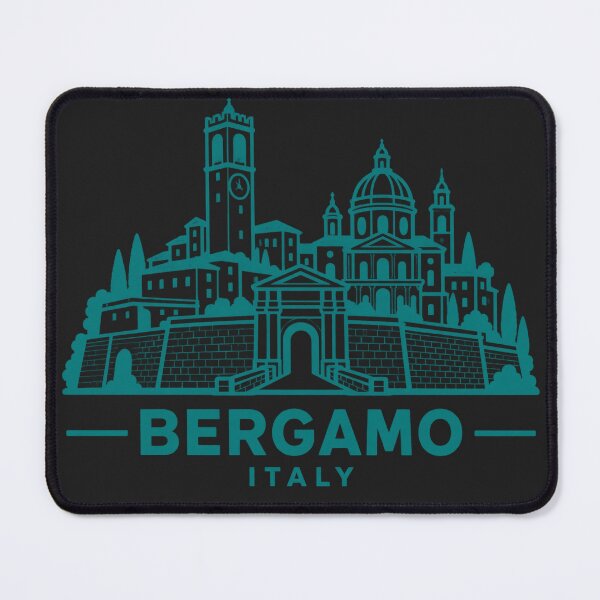 Item preview, Bergamo Italy Line Art Skyline Poster designed and sold by CMYKStudio.