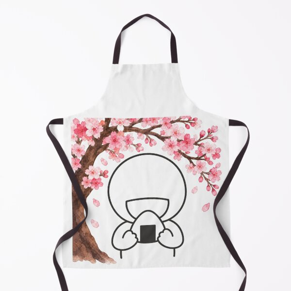 Item preview, Onigiri Rice Ball under Sakura Cherry Blossom - Hanami Picnic Pictogram designed and sold by japan-picto.