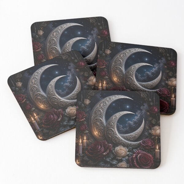Item preview, Gothic Crescent Moon Shrine designed and sold by Bluejai Shop.