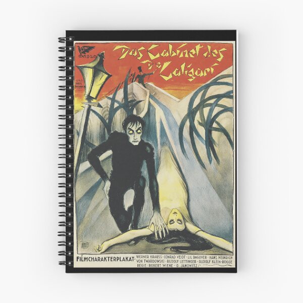 Item preview, Das Cabinet des Dr. Caligari Expressionism Horror Film Poster Art designed and sold by Trinitylandaffg.
