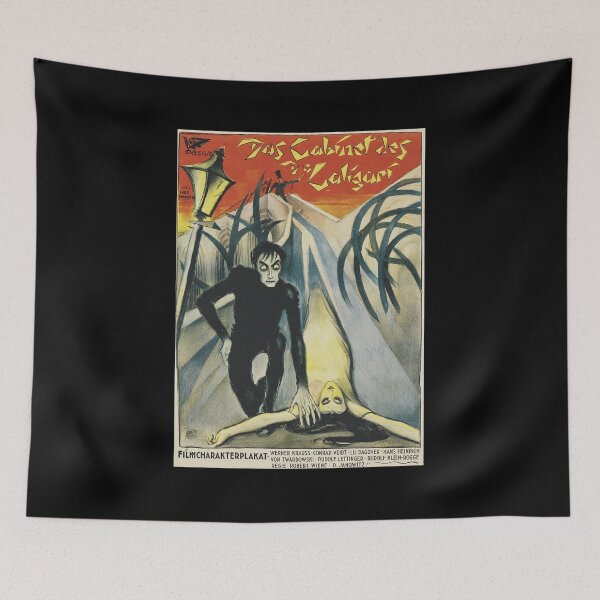Item preview, Das Cabinet des Dr. Caligari Expressionism Horror Film Poster Art designed and sold by Trinitylandaffg.